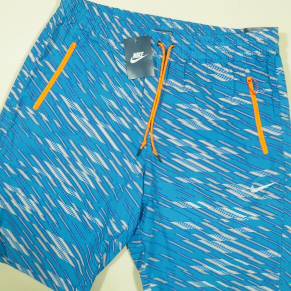 Nike Other - Nike Conversion AOP Shorts Mens XL Blue Gray Tapered Stretch Ripstop New
